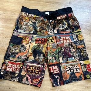 Star Wars Comic Print Men's Shorts large swim trunks